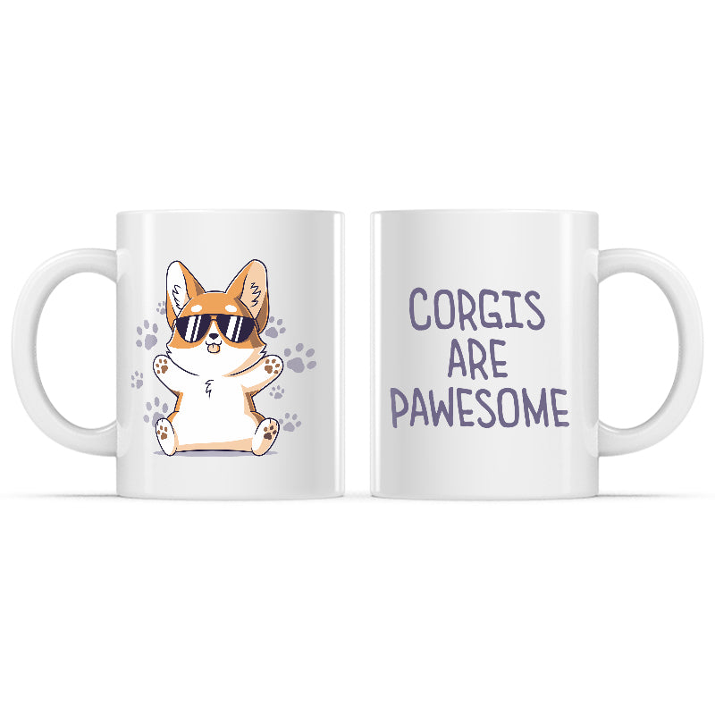 Corgis are Pawesome Mug