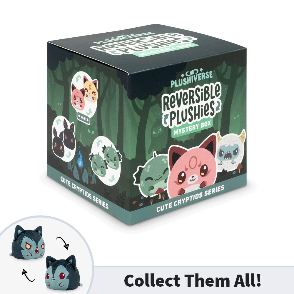 Plushiverse Myths and Cryptids Reversible Plushie Mystery Box