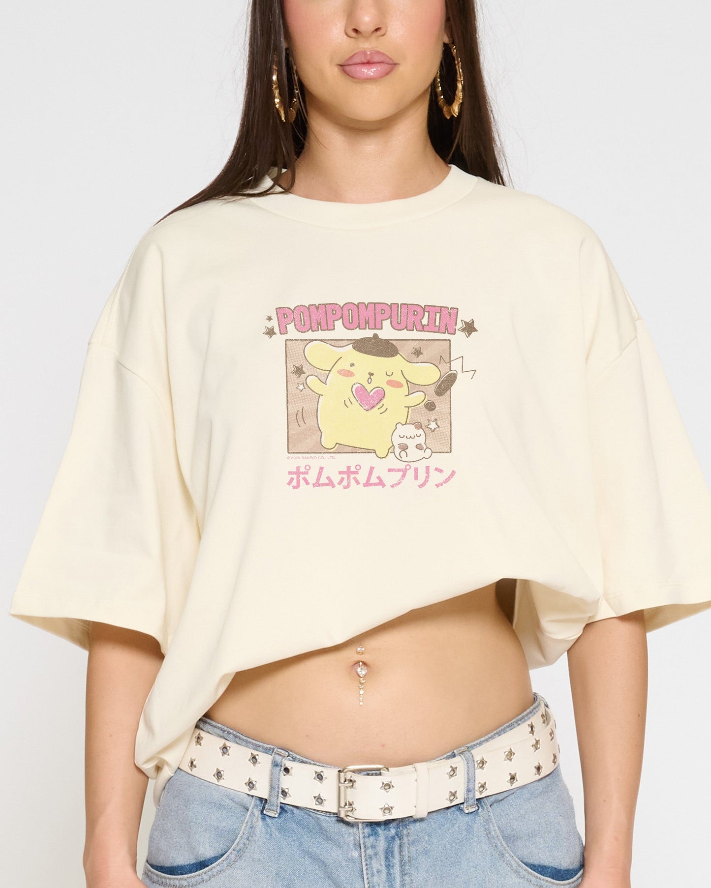 Pompompurin Kawaii Oversized Tee