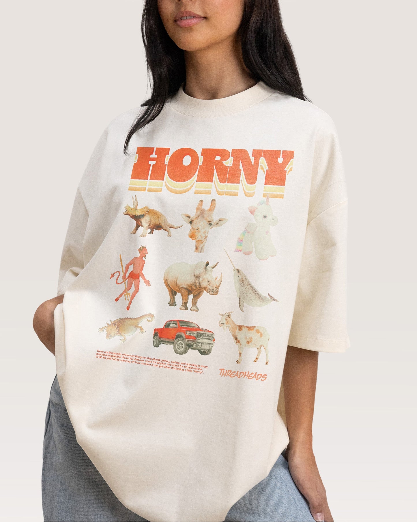 Horny Things Oversized Tee