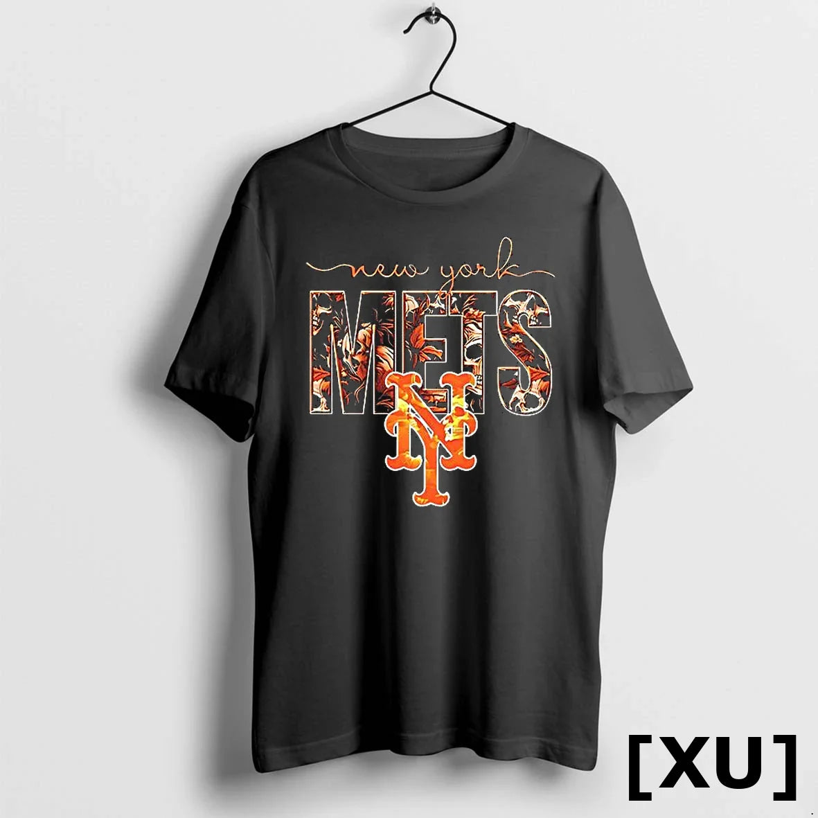 New York Mets Skulls Floral Graphic Baseball Tshirts Sweater