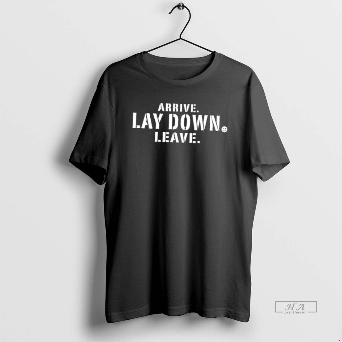 Official Johnny Gargano Arrive Lay Down Leave Tee