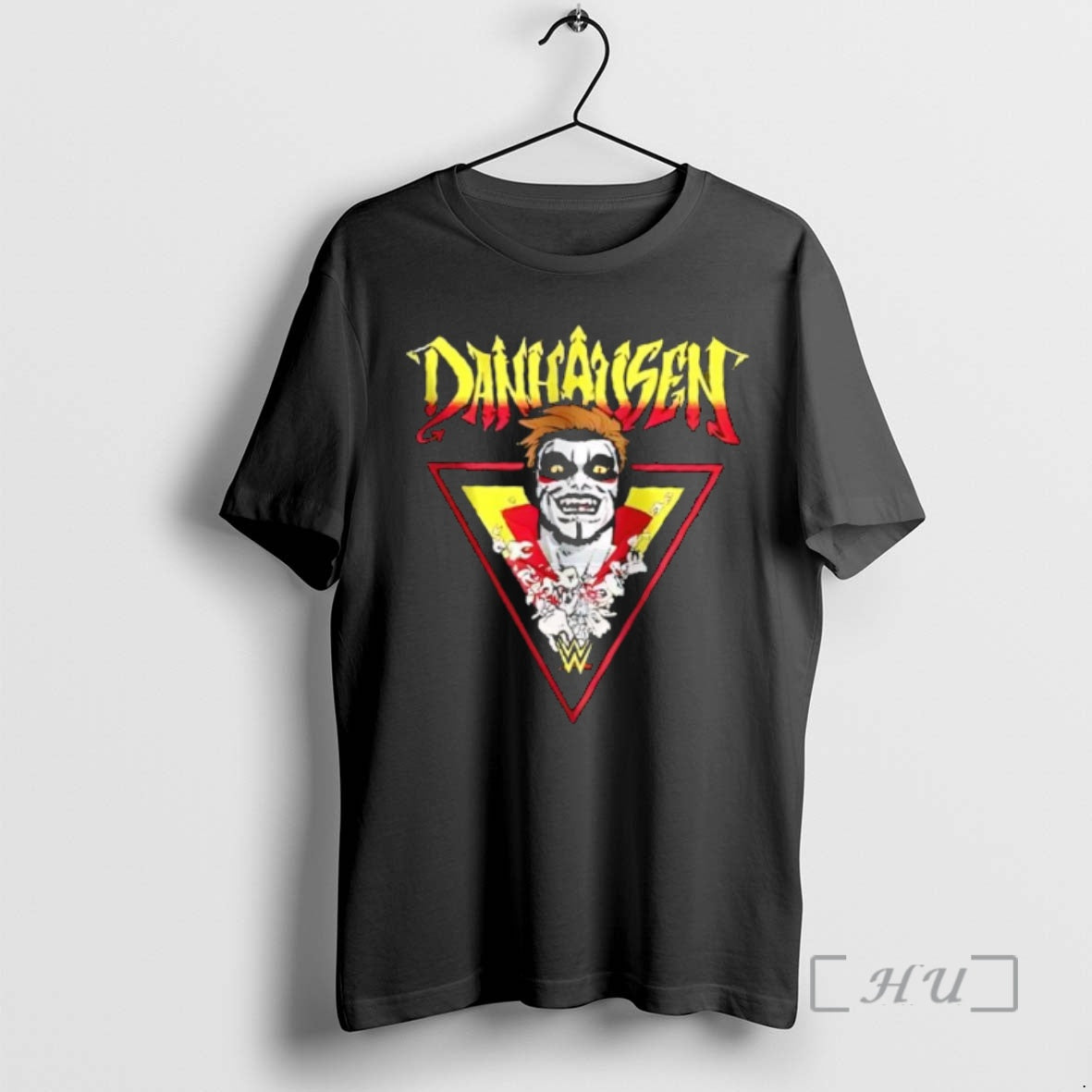 Officials Danhausen Wrestling Demon Face Logo Red Triangle