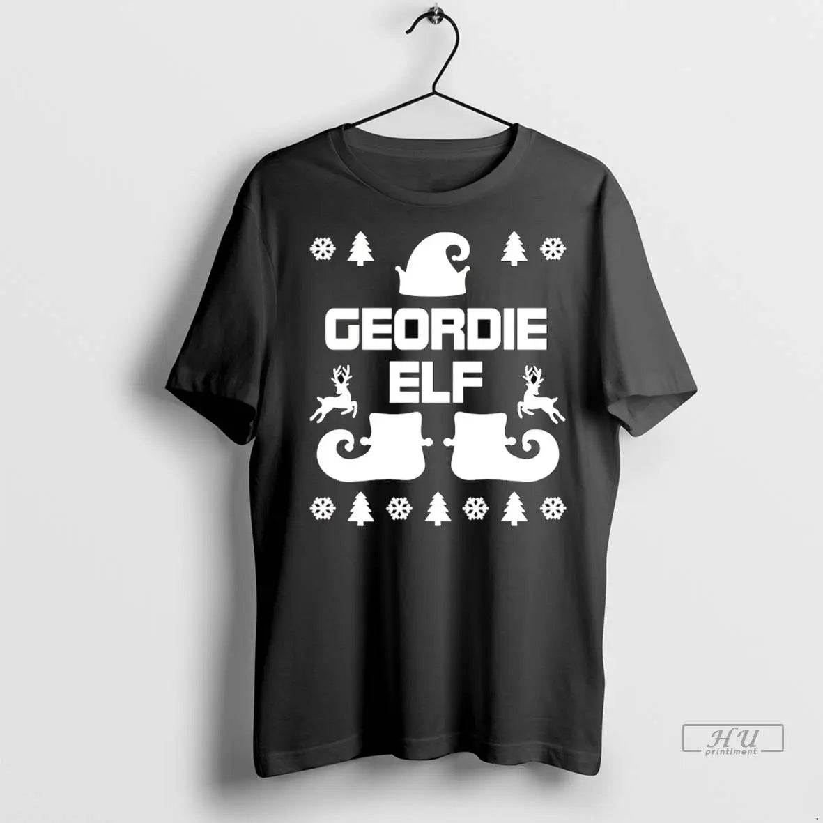 Officials Geordie Elf Christmas T Shirts