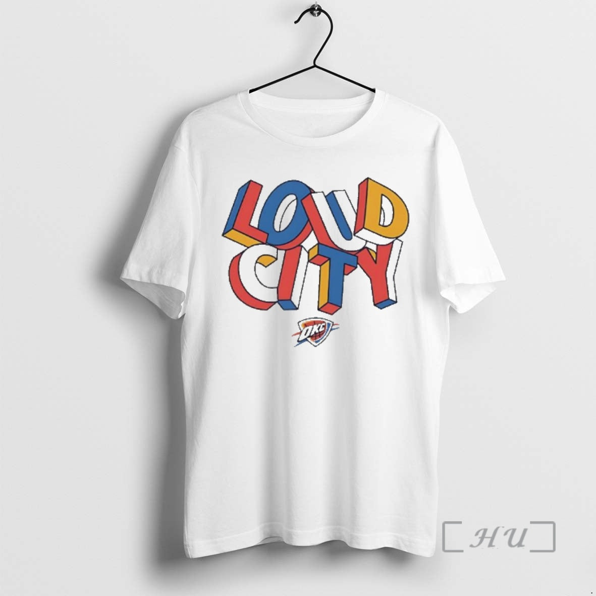 Officials Loud City Oklahoma City Thunder Basketball Team Logo Graphic