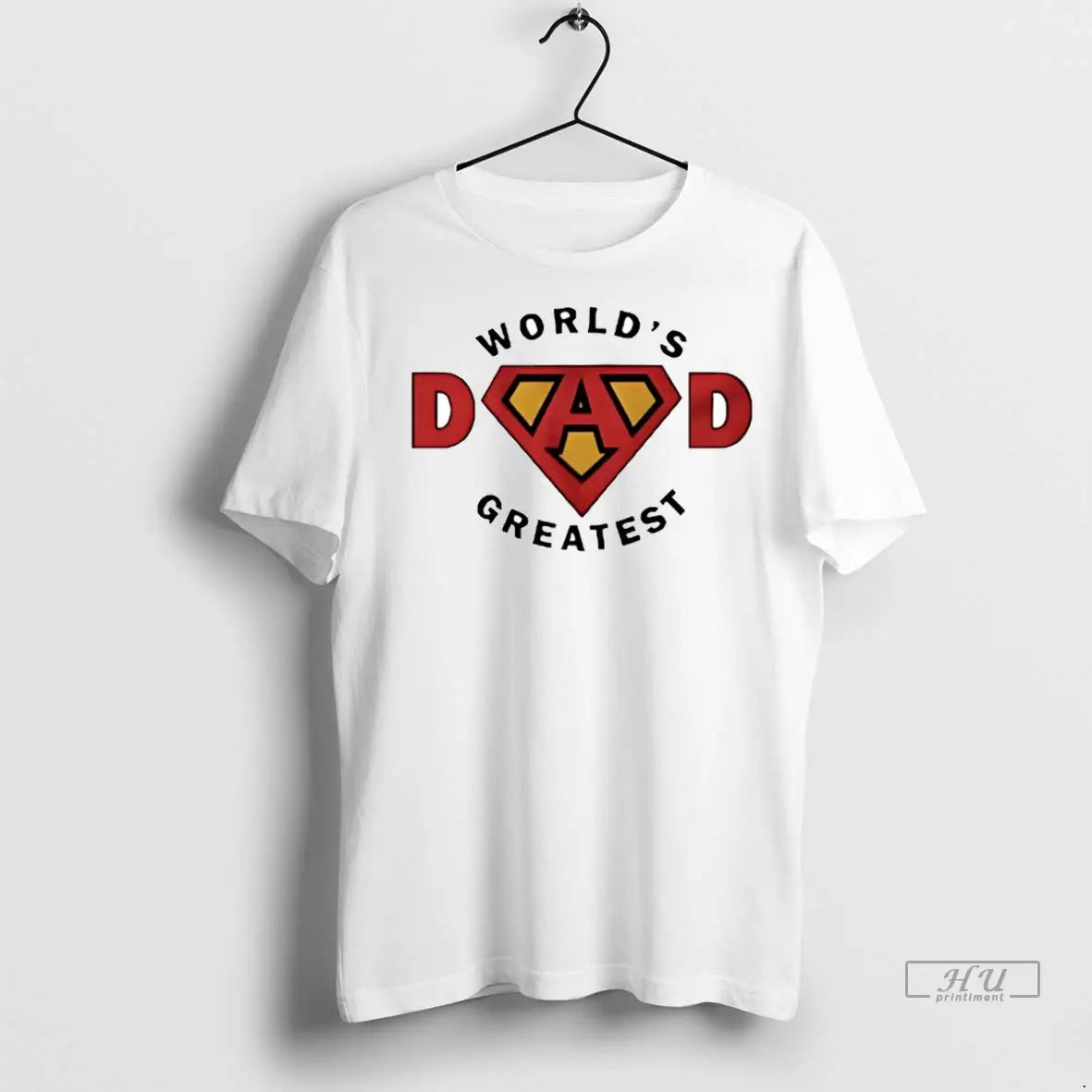Officials Worlds Dad Greatest Superman Logo T Shirts