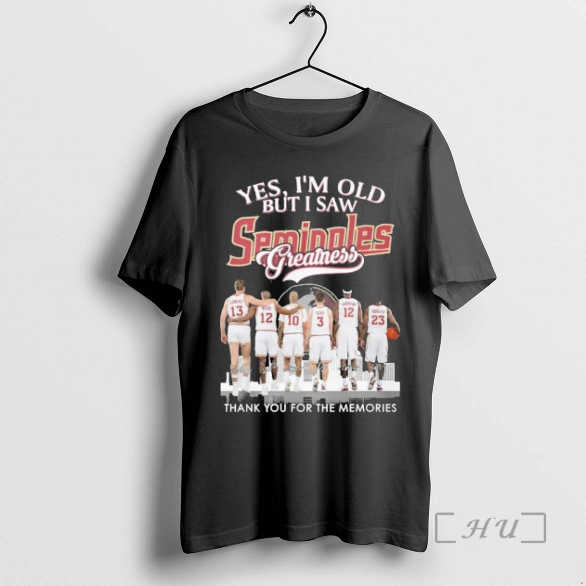 Officials Yes Im Old But I Saw Florida State Seminoles Basketball Greatness Premium T Shirts