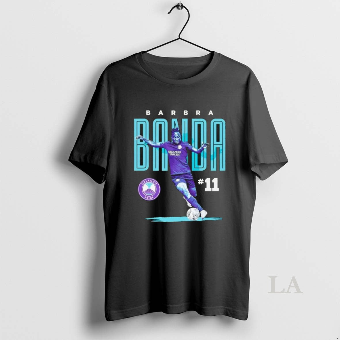Original Barbra Banda 11 Orlando Pride Bitmap Soccer