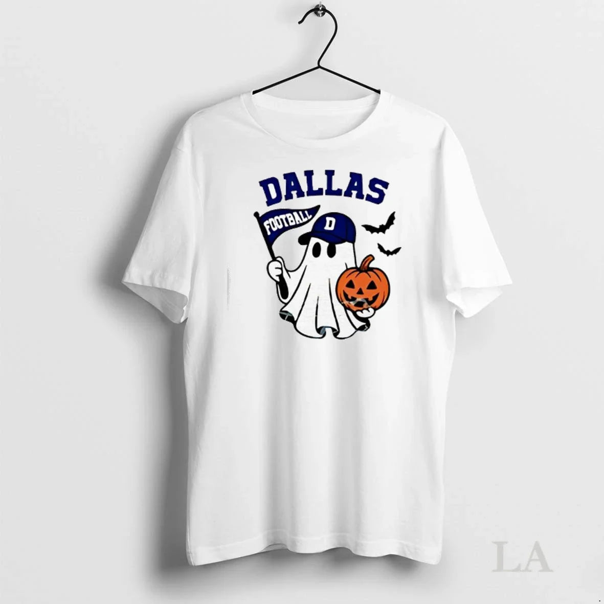 Original Halloween Ghost Dallas Cowboys Football Flag Pumpkin Ladies