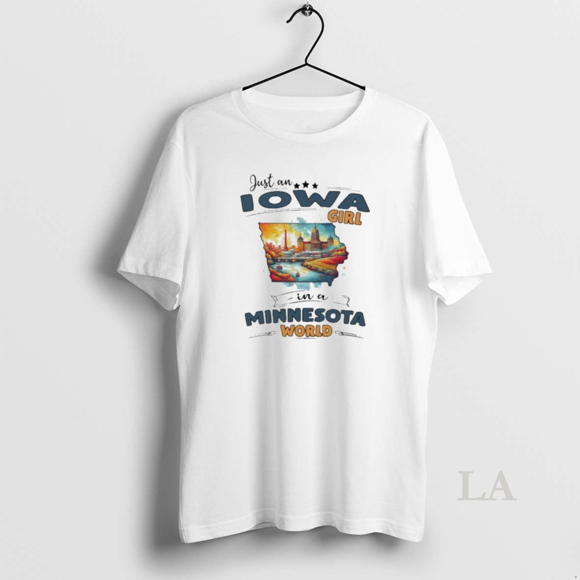 Original Just An Iowa Girl In A Minnesota World Retro
