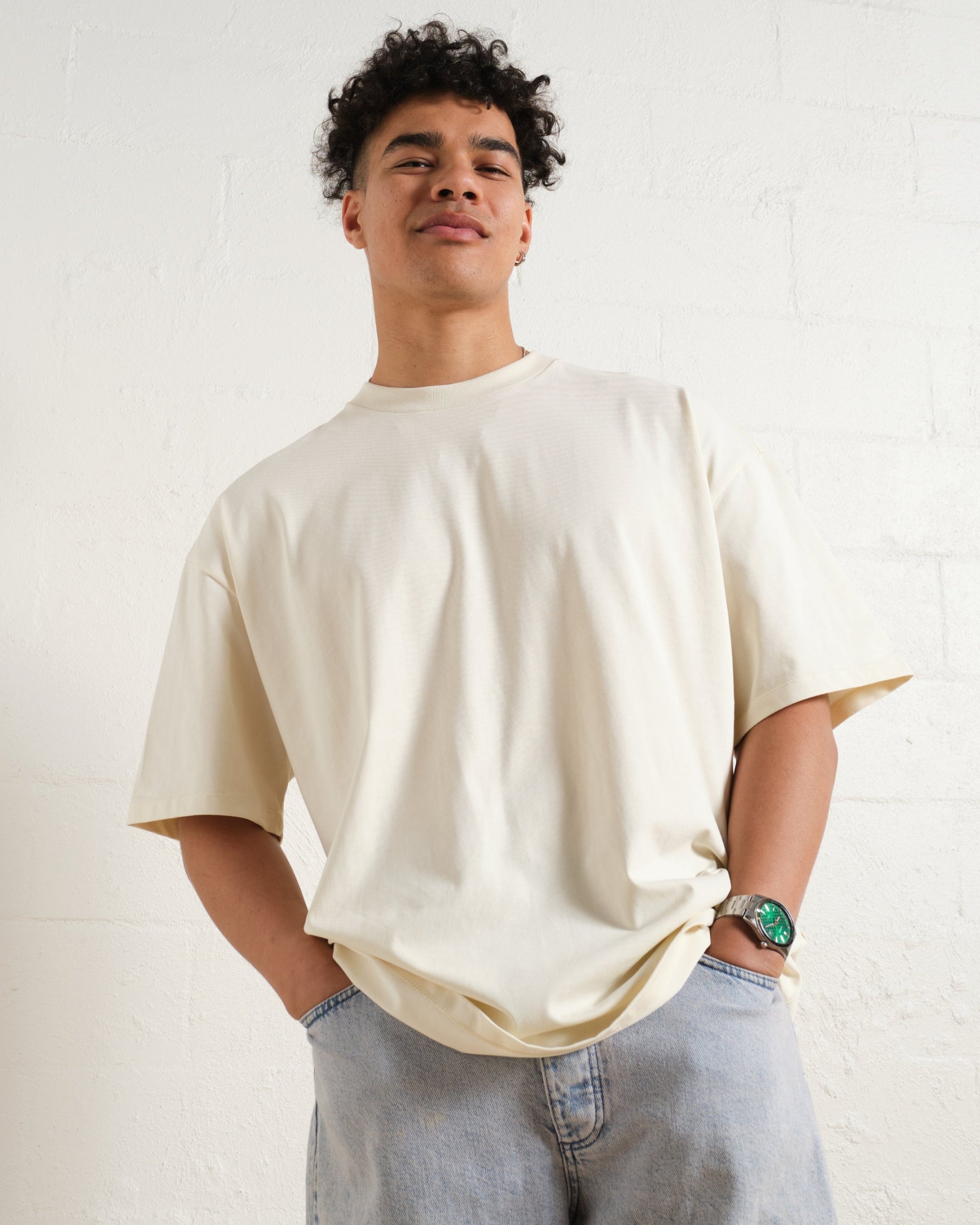 Oversized Tee 2 Pack: Charcoal, Natural