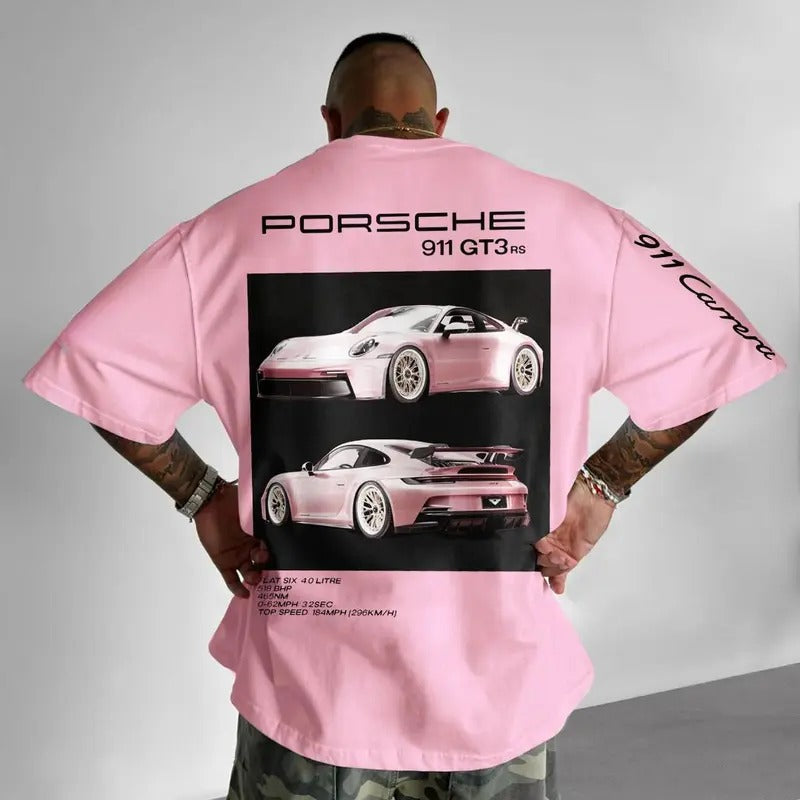 Pink Porsche 911 GT3 RS T-Shirt, Unisex, Car Clothing