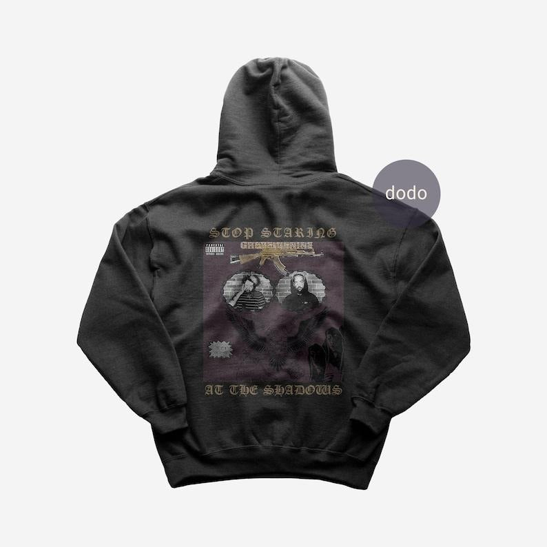 Premium Suicideboys Hoodie - Stop Staring At The Shadows Album Hoodie - Suicideboys New Album Hoodie - Unisex Heavy Cotton Hoodie