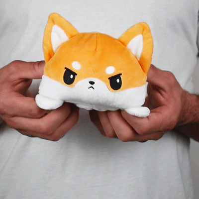 TeeTurtle Reversible Shiba Inu Plushie