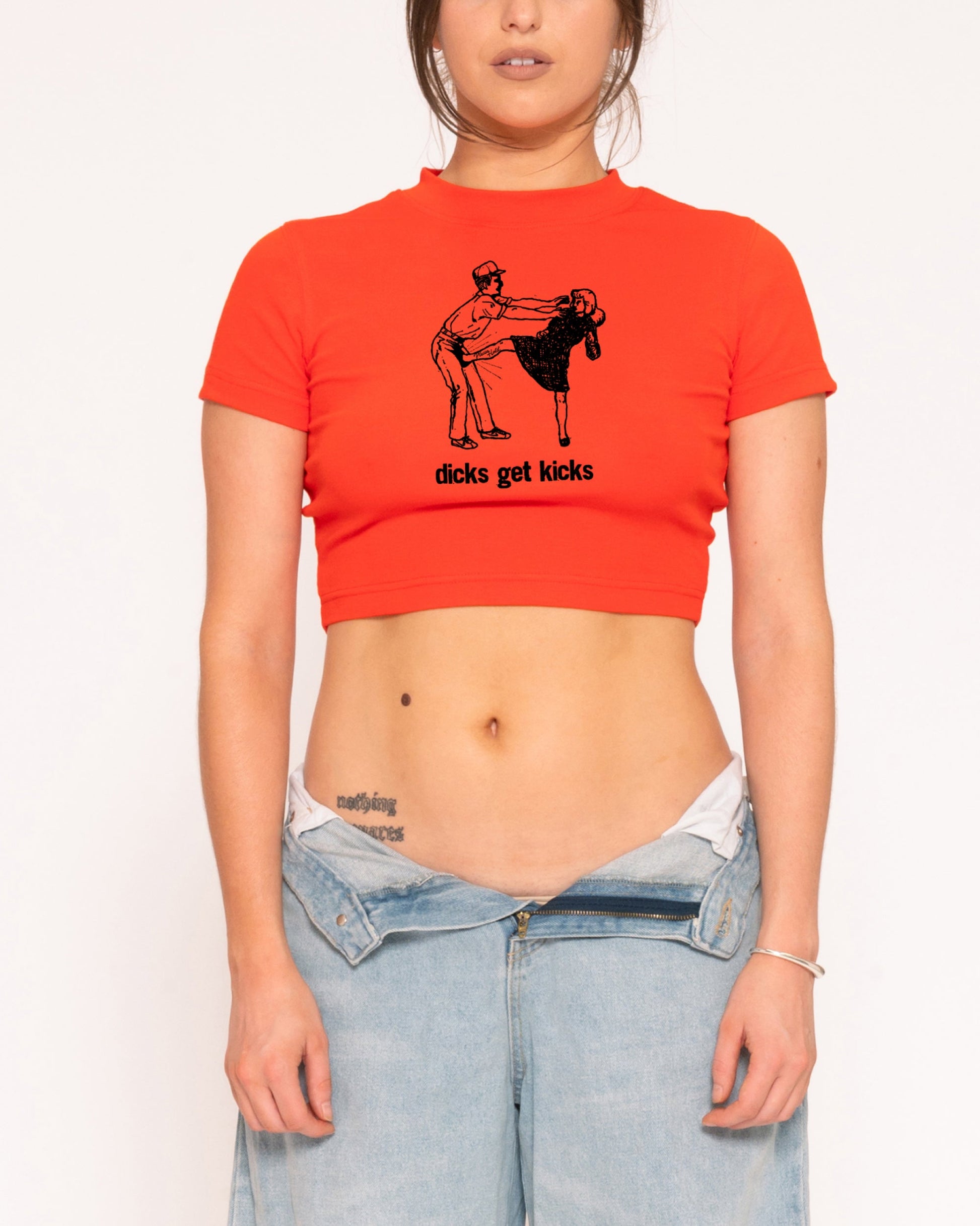 Dicks Get Kicks Baby Tee