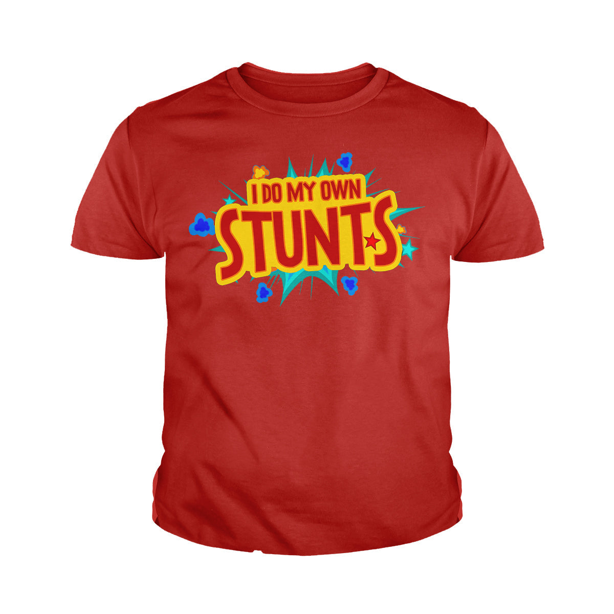 I Do My Own Stunts Kids Shirts