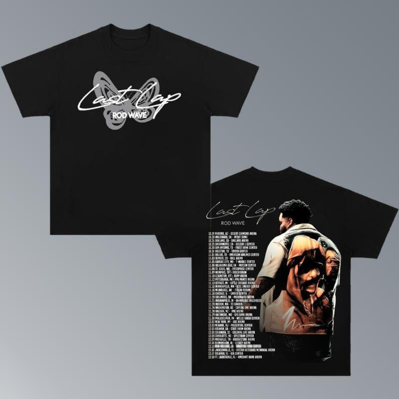 Rod Wave The Last Lap Hoodie, 2 Side Rap Shirt T - Shirt, Sweatshirt, Hoodie, Long Sleeve Comfort Pullover Underwear Tops Sweaters Casual