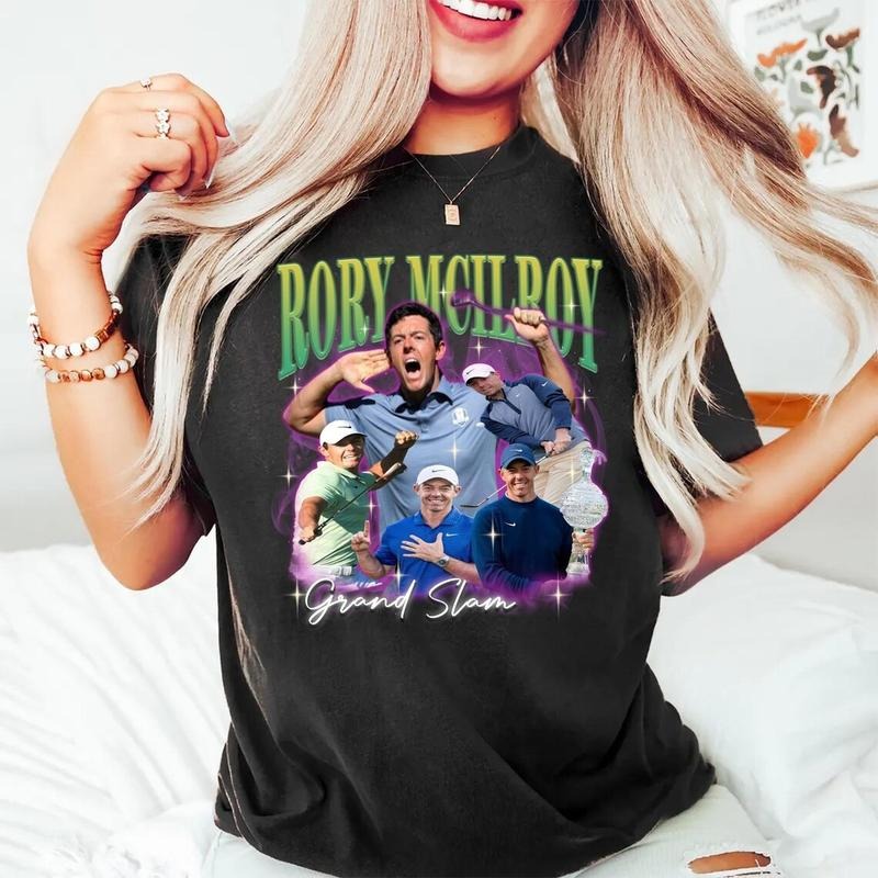Rory Mcilroy Vintage Shirt , Rory Mcilroy The Masters Tournament 2025 Tshirt, Tee Golf Fan