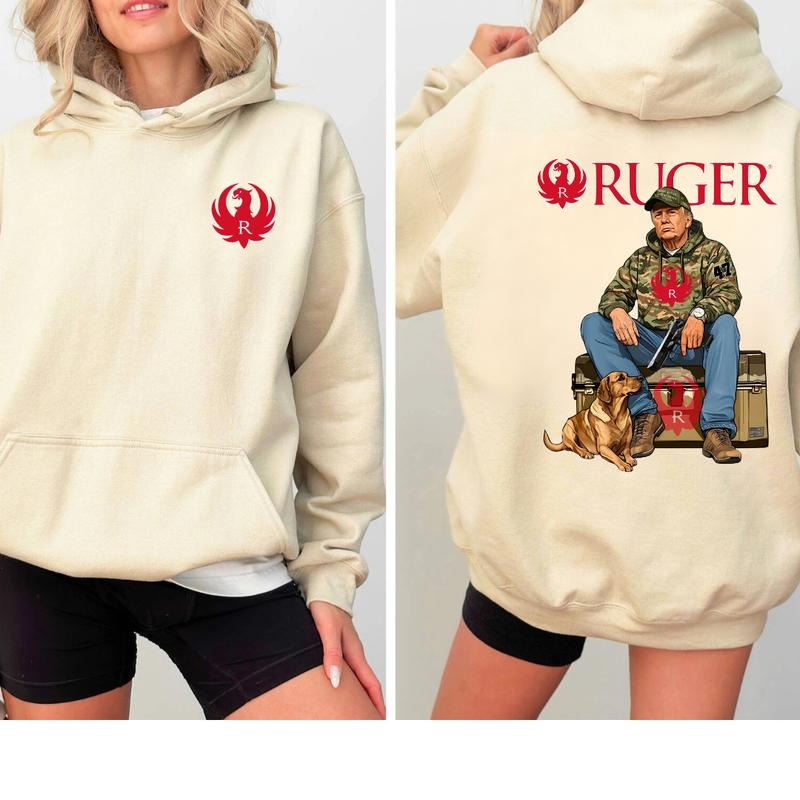 Ruger Trump Hunting Shirt, Top Menswear, Gun Lover, Tactical Gear Shirt