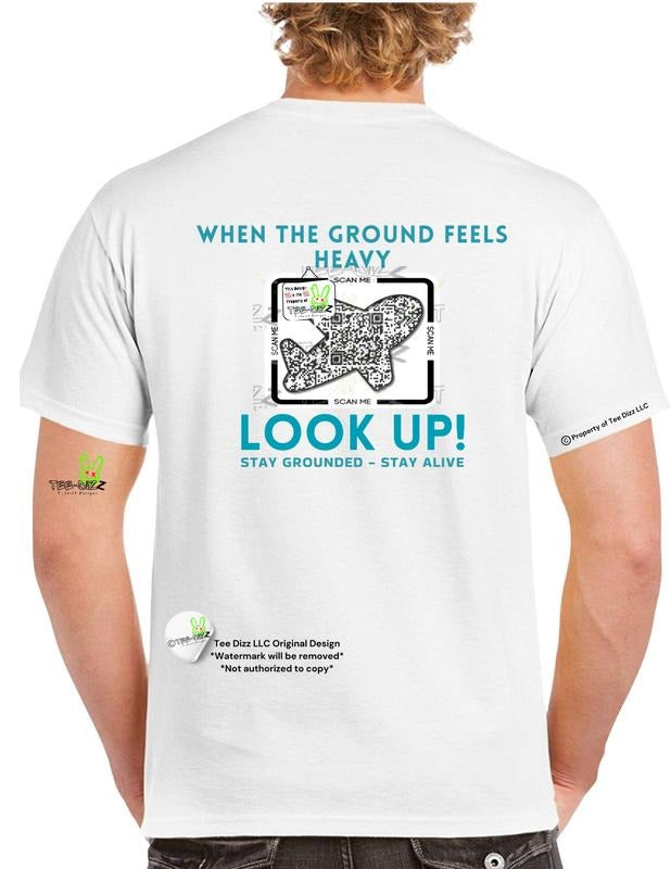 SkyKing QR code with video- Mental Health awareness T-shirt- Unisex