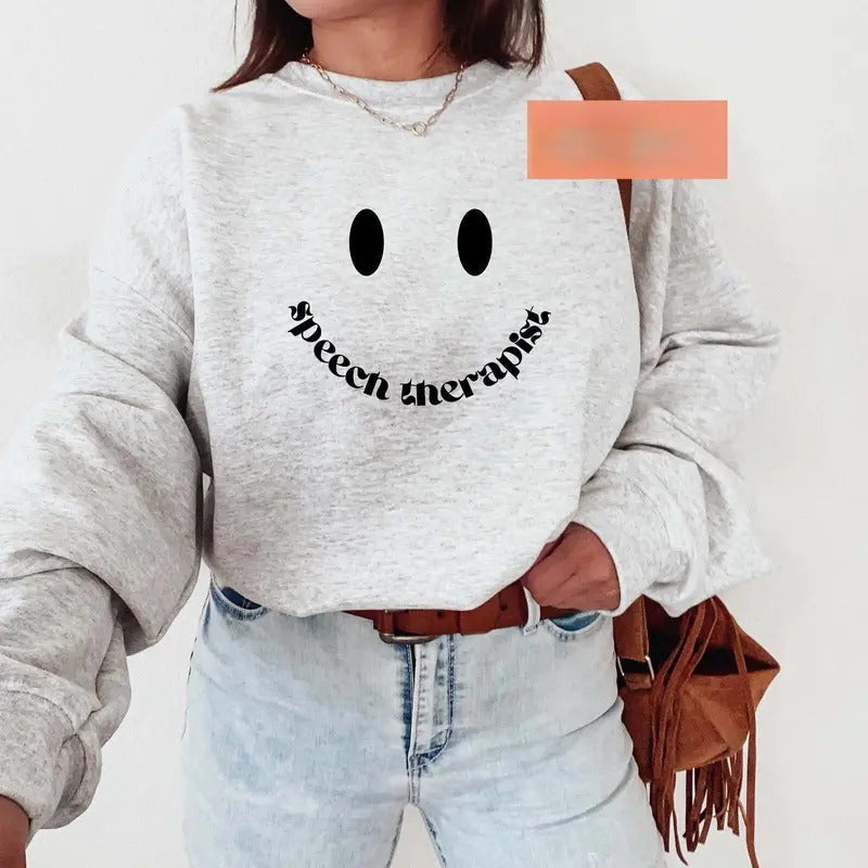 Speech Therapist Shirt, SLP Sweater, Gift for Pathologist, Cute Language Pathologist Shirt, Retro Pathology Grad Top