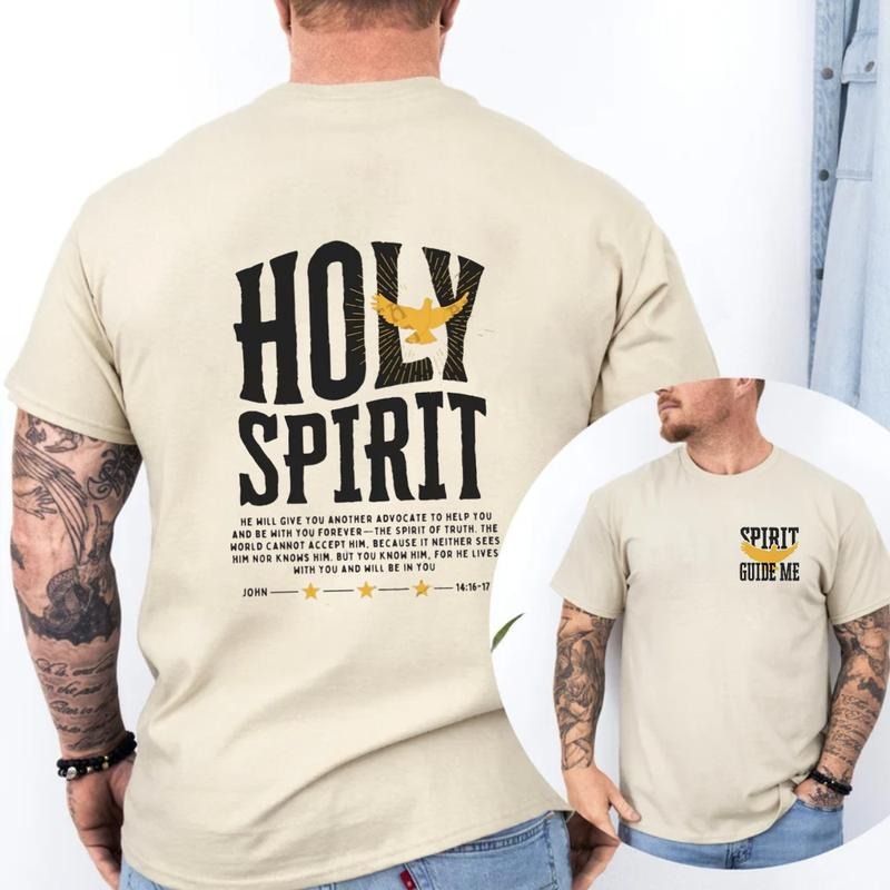 Spirit Guide Me Tee Cotton Casual Street Style Crew Neck Short Sleeve T-Shirt Top for Unisex, Perfect Gift