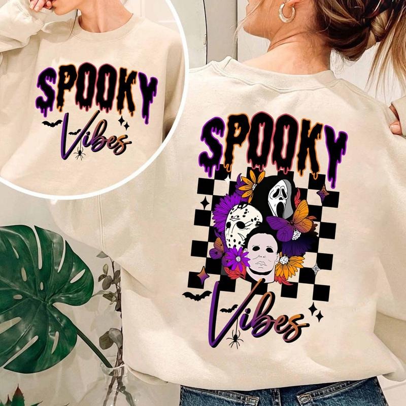 Spooky Vibes Shirt, Spooky Season Shirts, H0rror Movie Shirts