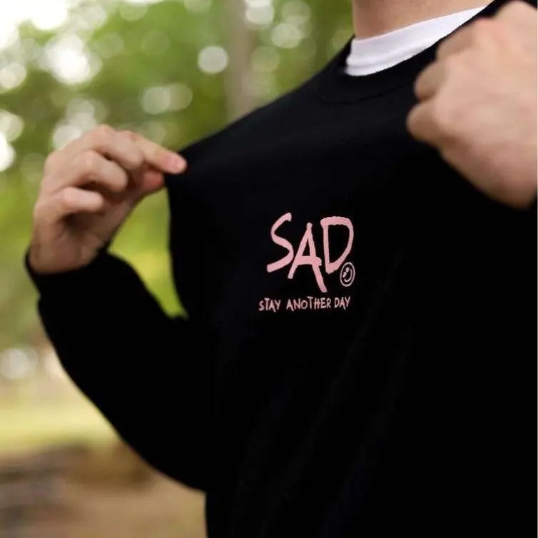 Stay Another Day Mental Health Awareness Unisex Crewneck
