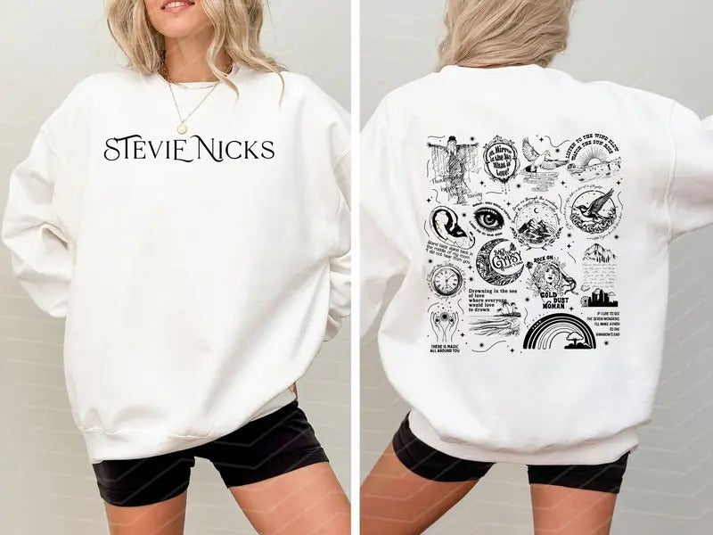 Stevie Nicks Tracklist 2 Sides Shirt, Stevie Nicks Shirt