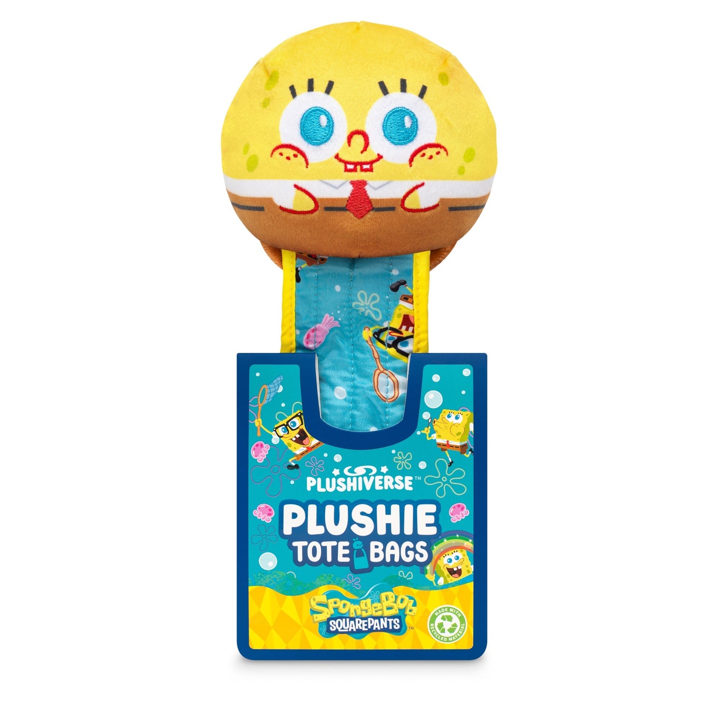 Plushiverse SpongeBob SquarePants Jellyfishing Plushie Tote Bag