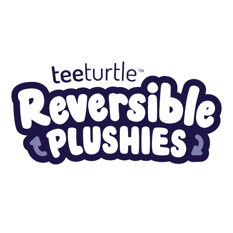 TeeTurtle Reversible Axolotl Plushie (Purple Sparkle + Pink Sparkle)
