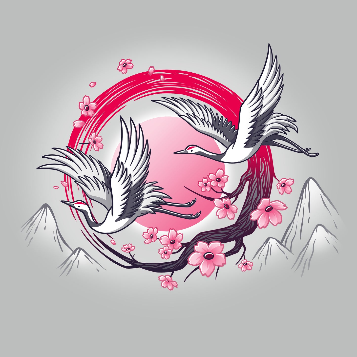 Red-Crowned Cranes