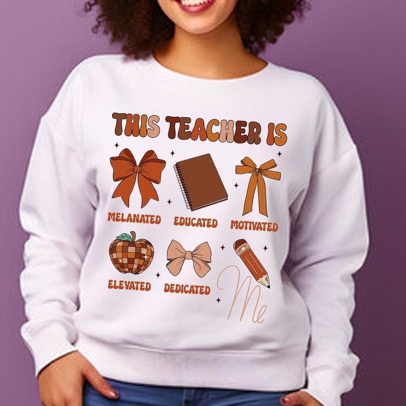Teacher Black History Sweatshirt, Black History Month, Teach So They Can Dream Excel Believe, Black Teacher Tee