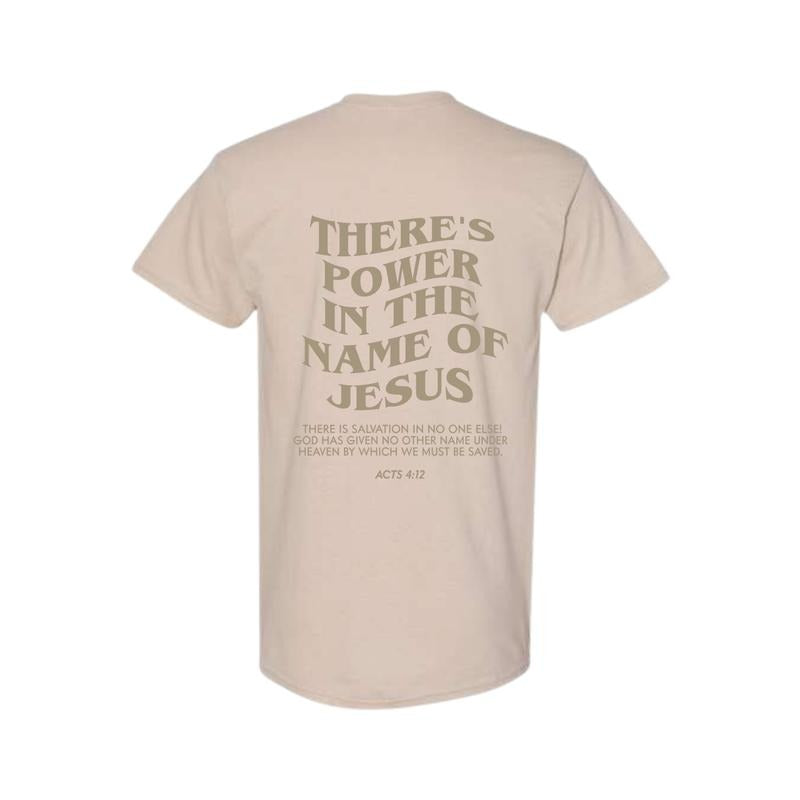 There's Power In The Name of Jesus Hoodie, Bible Verse Sweatshirt For Men, Faith Based Shirt, Inspirational Tee, Gift For Girlfriend, Christian Hoodies Clothing For Women