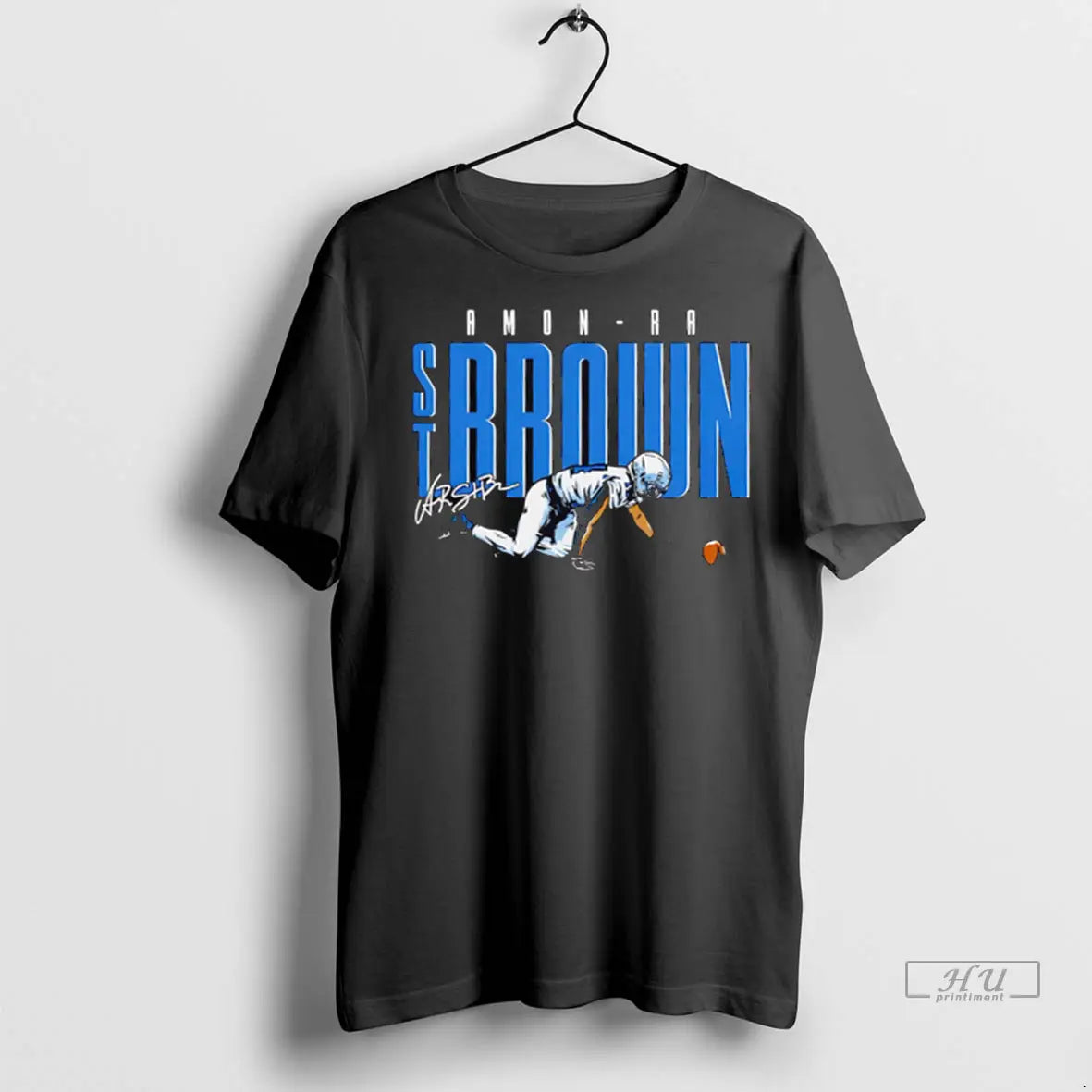 Trending Amon Ra St Brown Detroit Crawling Celebration T Shirts