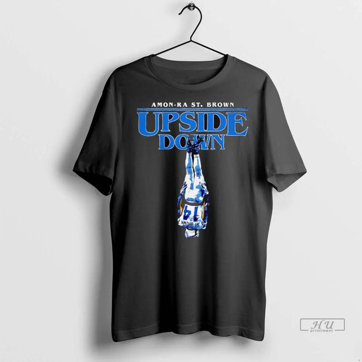 Trending Amon Ra St Brown Detroit Upside Down T Shirts