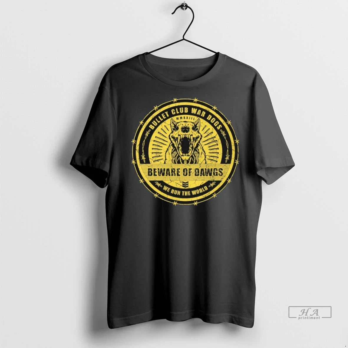 Trendy Bullet Club War Dogs Beware Of Dawgs We Run The World Shirt Sweater