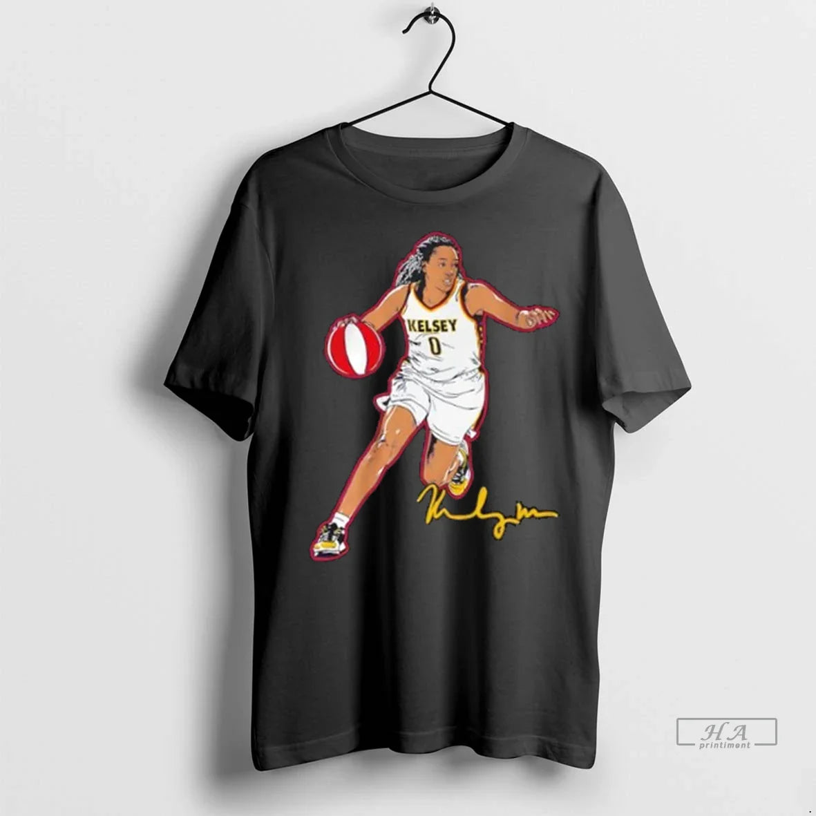 Trendy Indiana Fever Kelsey Mitchell Superstar Pose Signature Shirt Sweater