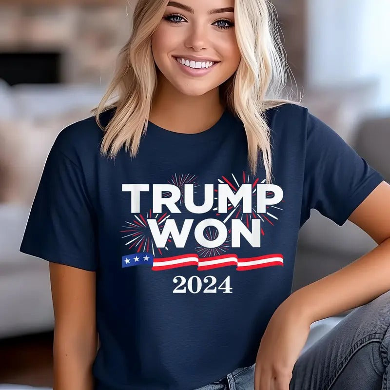 Trummp Won Again T-Shirt, Trummmp Sweatshirt, Election Hoodie, After Election T-Shirt, Trummp 2024 T-Shirt, Trummp 47th President