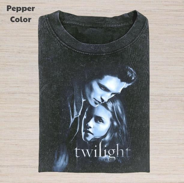 Twilight Vintage Graphic Tee, Edward Cullen And Bella Swan T-Shirt, Movies Tee, Unisex Meme Cringe Funny Dumb Shirt, Menswear Womenswear Streetwear