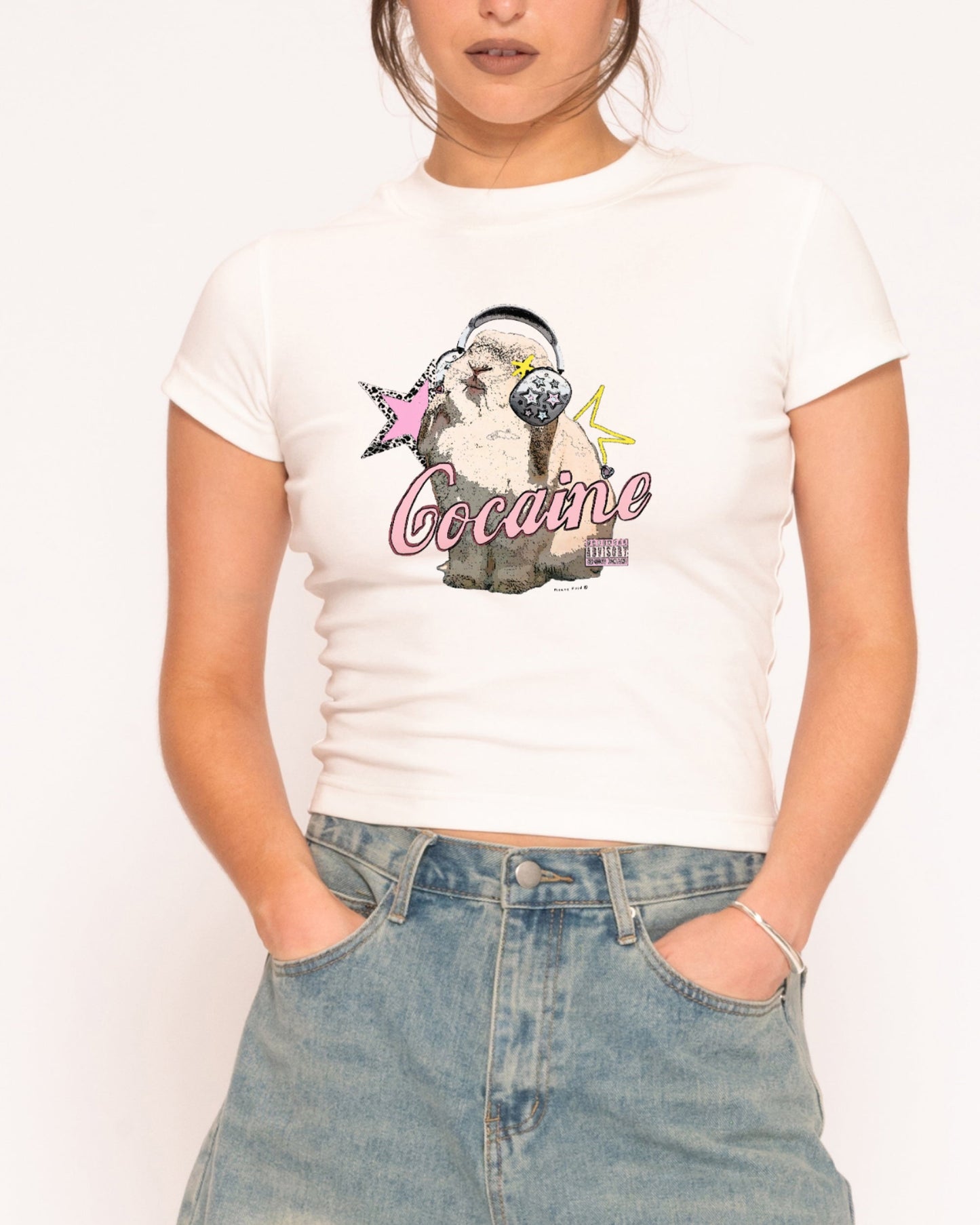 Euphoria Bunny Longline Baby Tee