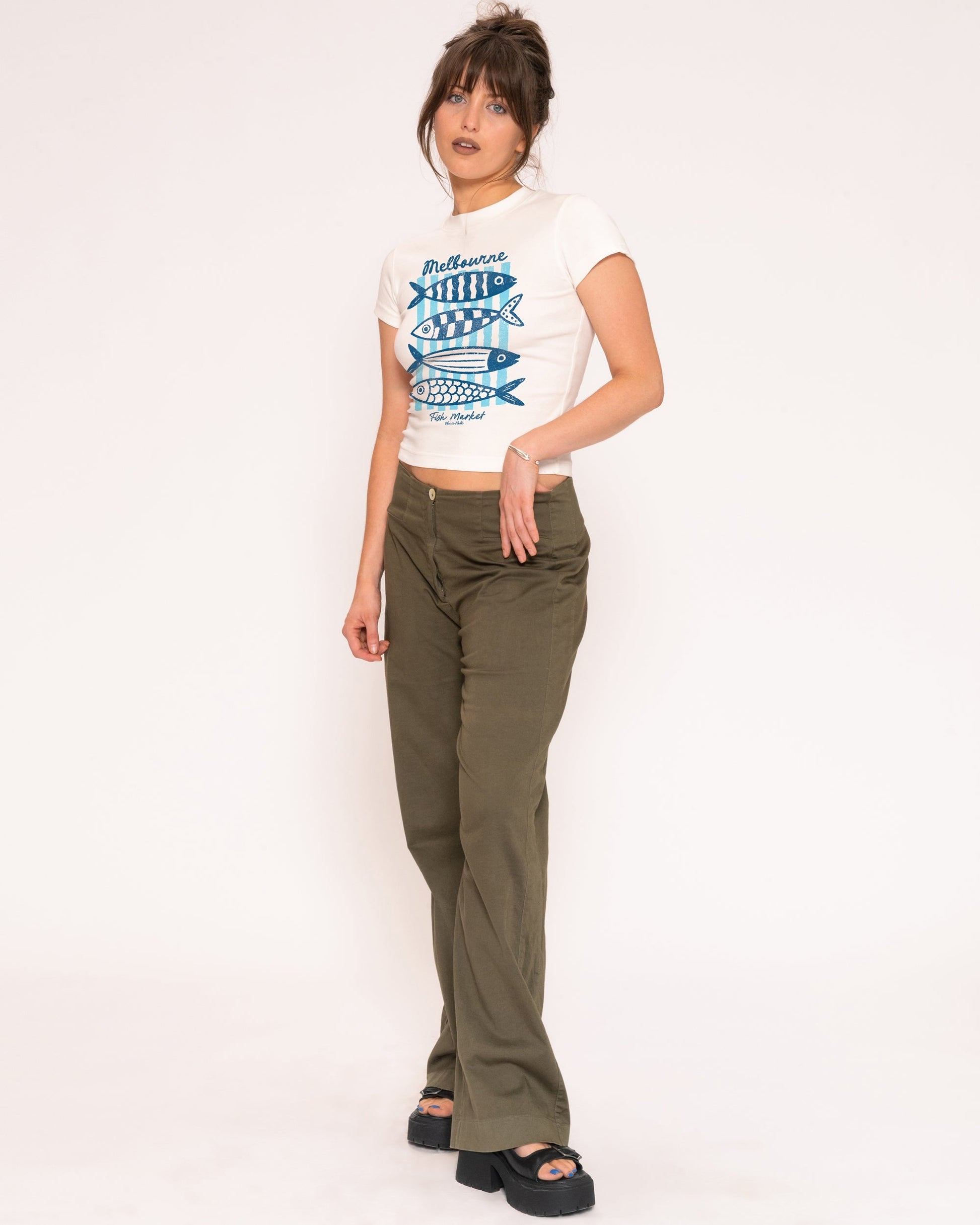 Melbourne Fish Market Longline Baby Tee