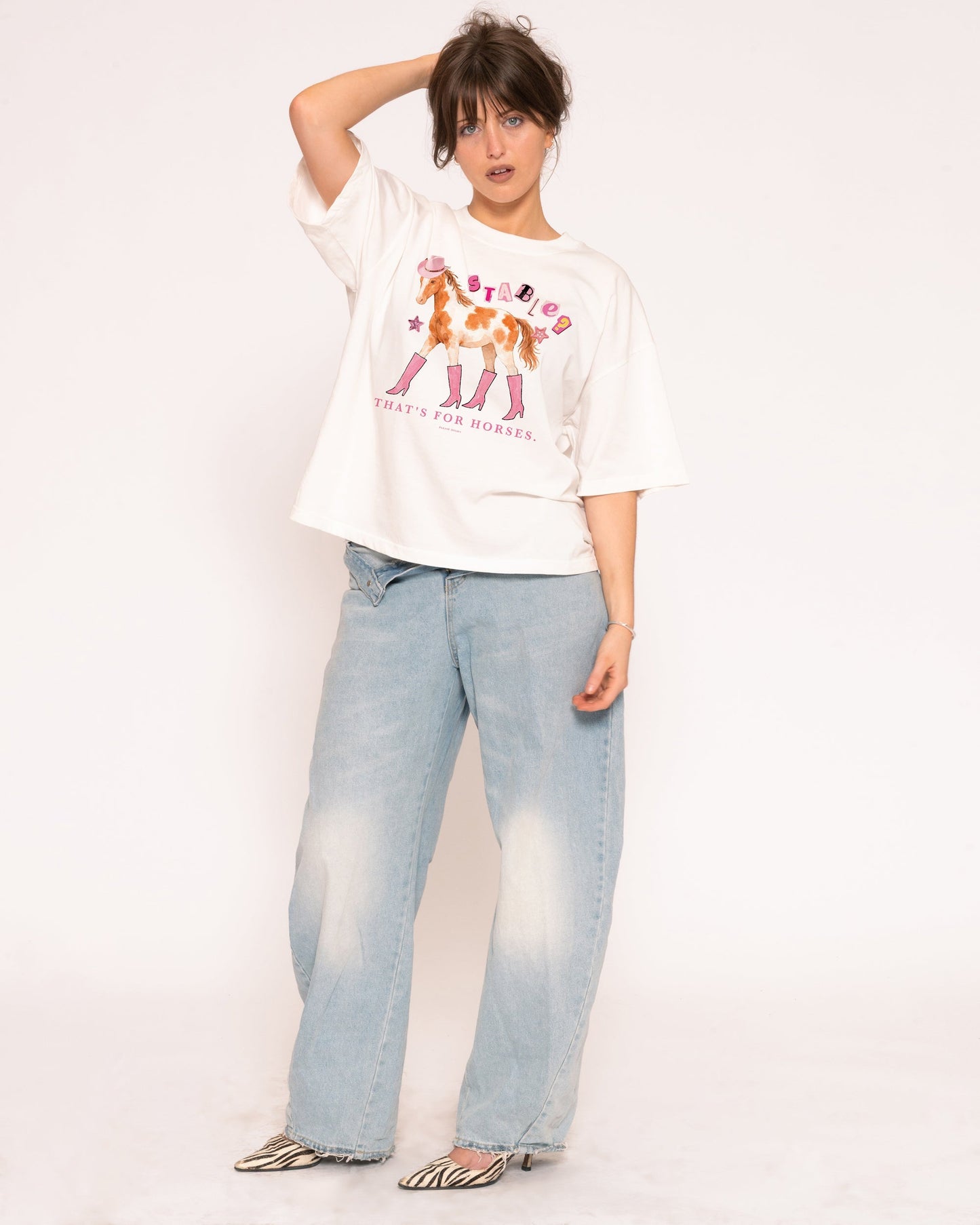 Stable? That's For Horses Boxy Crop Tee