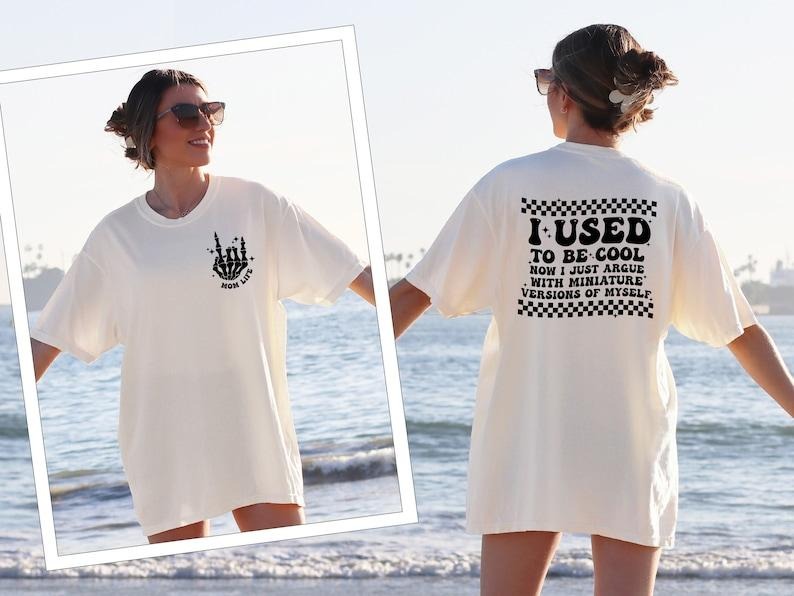 Women's Cool Mom Crewneck T-Shirt - Soft and Breathable Fabric - Long Length for Summer   Outfit Breathable Casual Comfort Comfortable