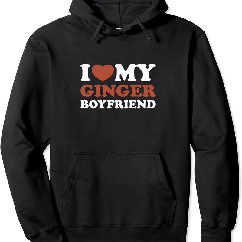 i love my ginger friend Hoodie | Unisex Hooded Sweatshirt