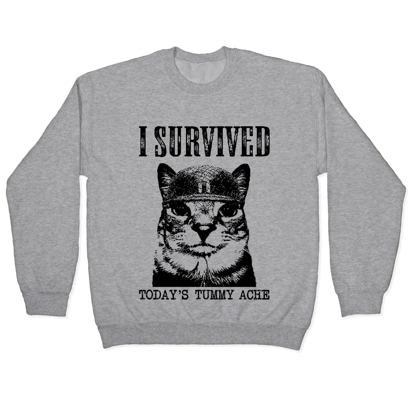 Tummy Ache Survivor Crewneck Sweatshirt