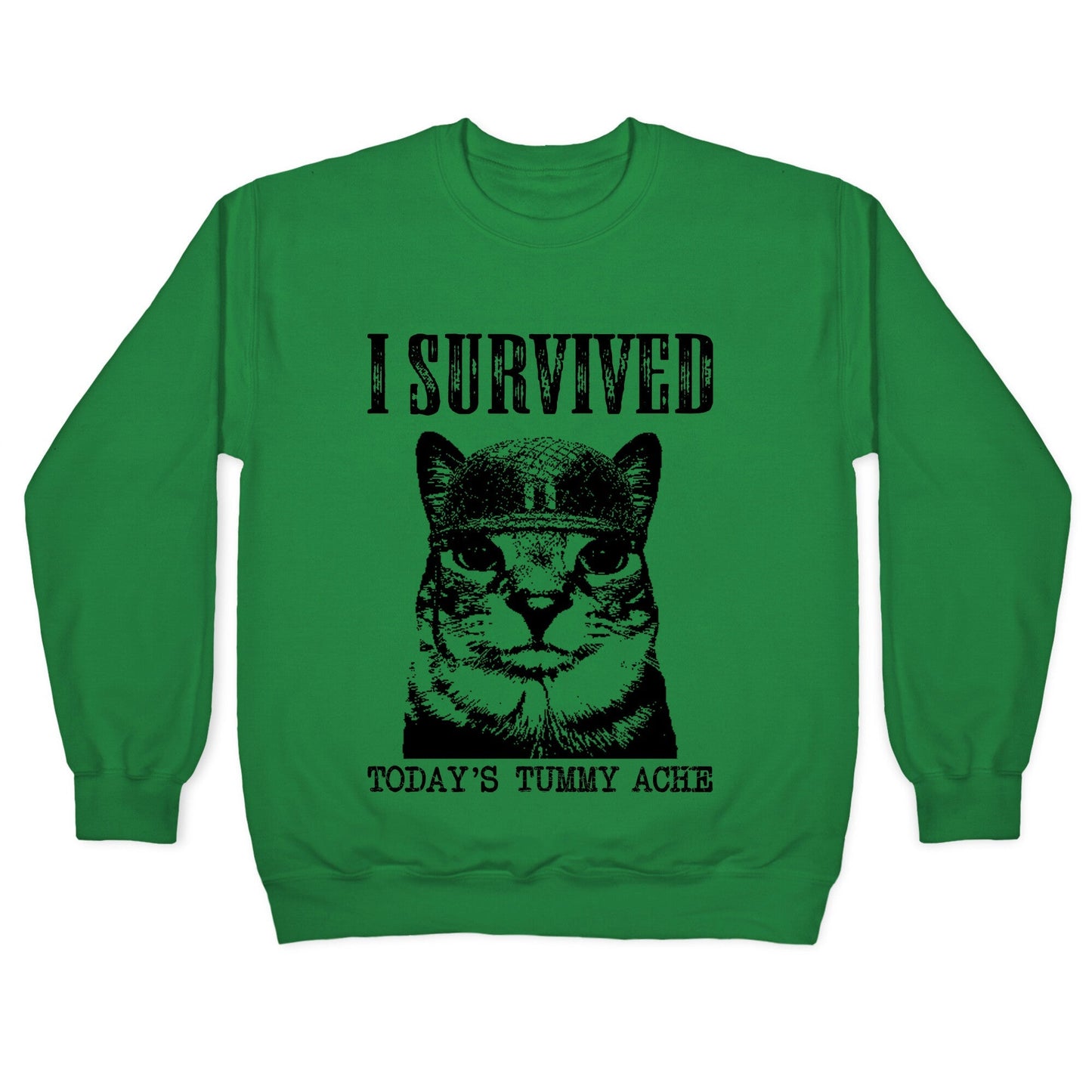 Tummy Ache Survivor Crewneck Sweatshirt