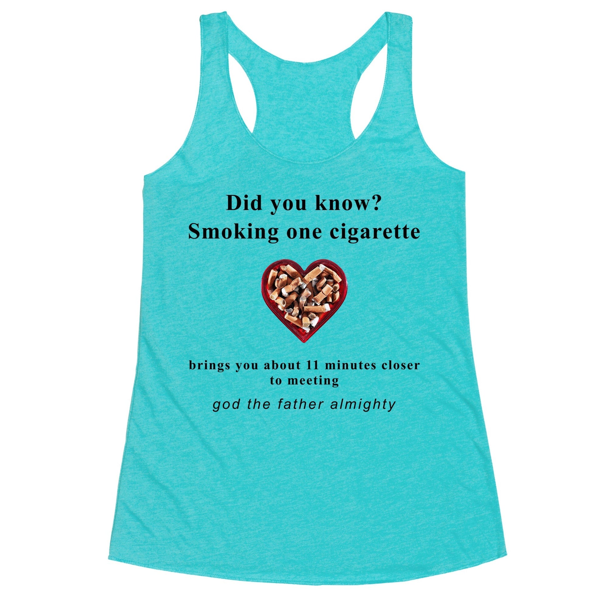 Smoking Cigs Racerback Tank
