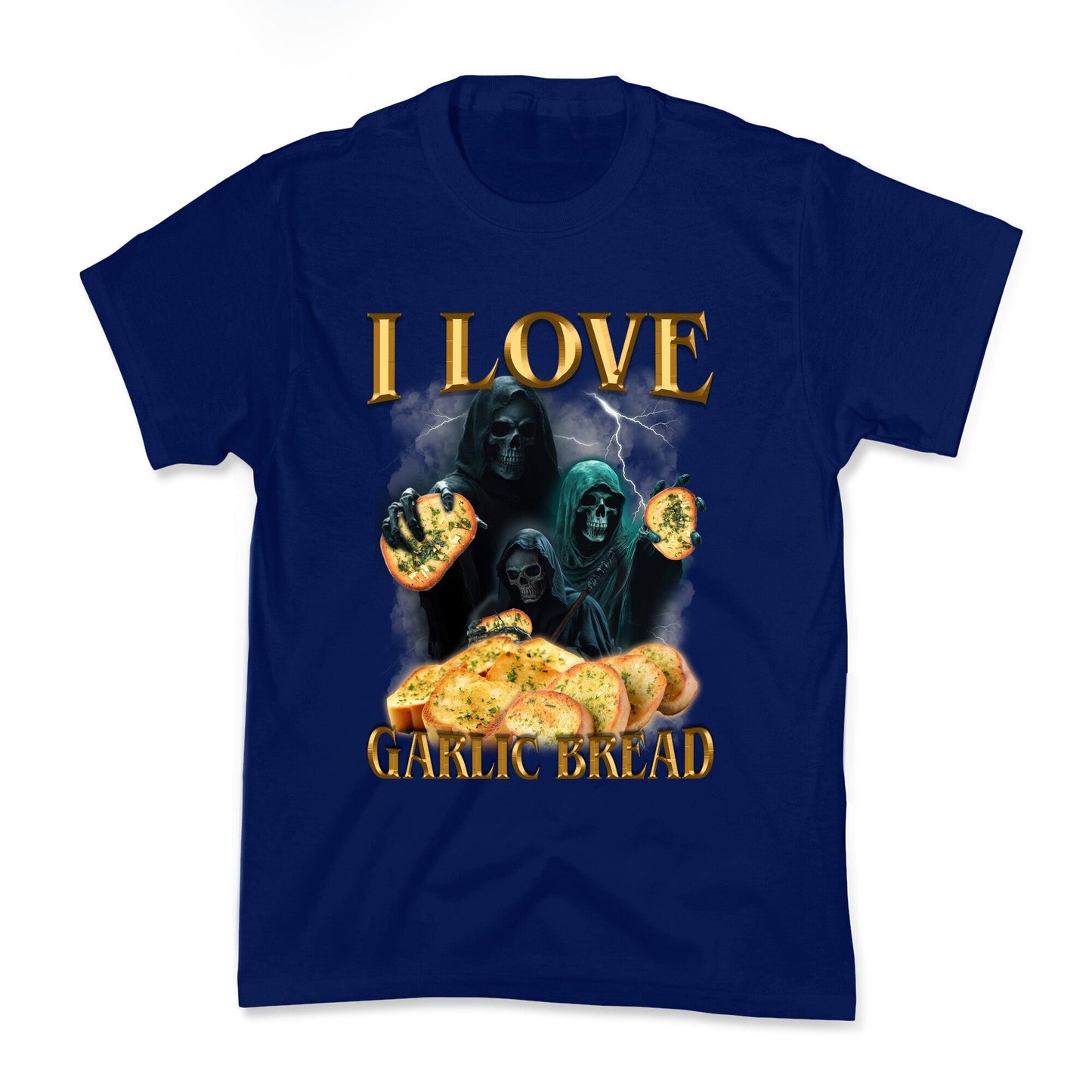 I Love Garlic Bread Kids Tee