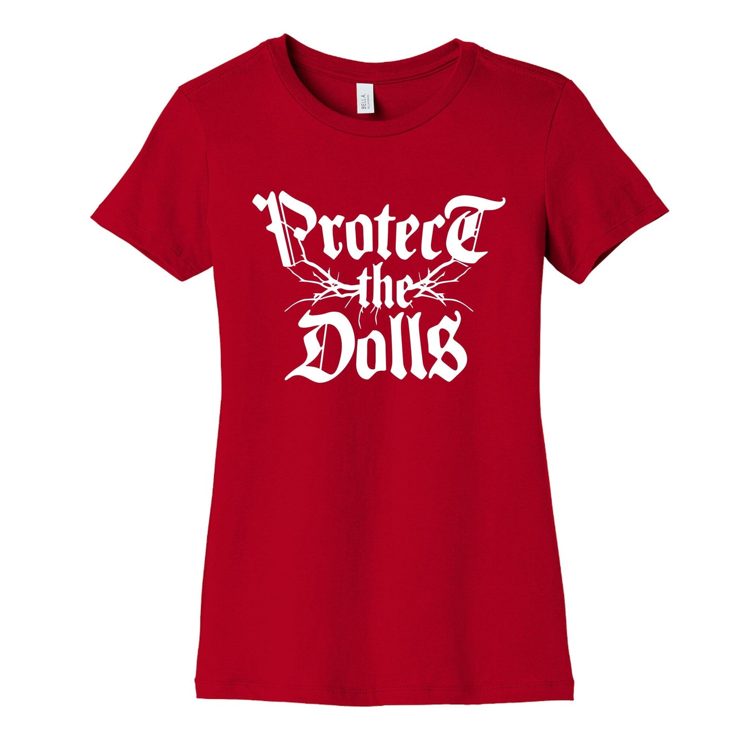 Protect the Dolls Graphic Tee Womens Cotton Tee